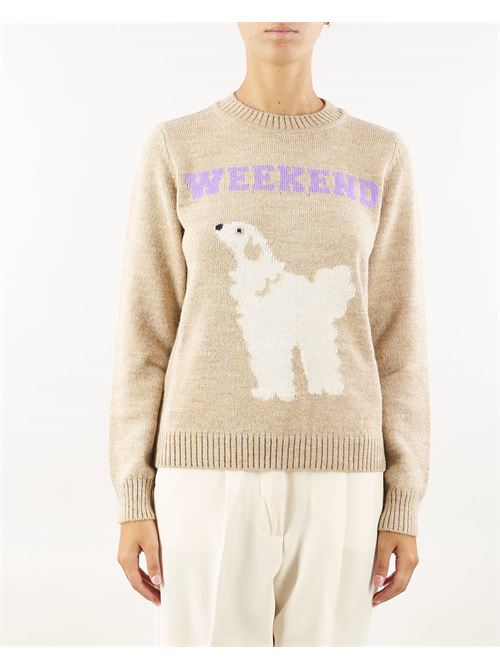 Wool and alpaca jacquard sweater Max Mara Weekend MAX MARA WEEKEND | Sweater | OMBROSA2